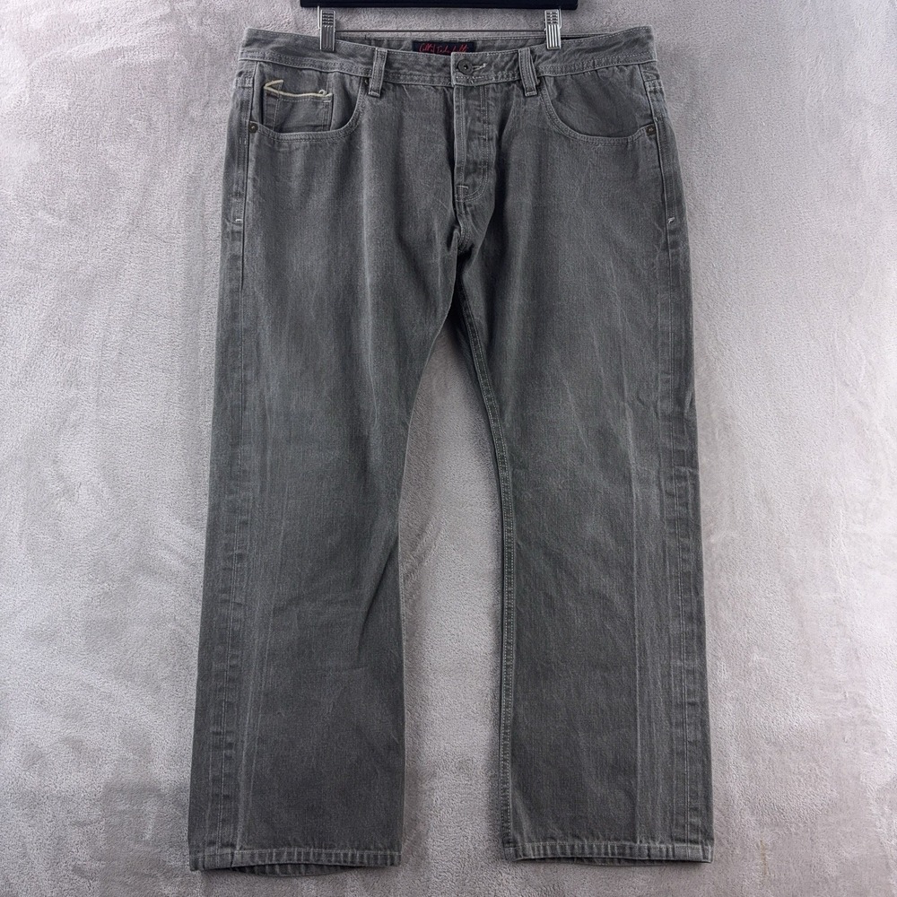 Cult Of Individuality Hagan Relaxed Jeans Mens Size 40x29 Dark Gray Wash